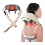 Shiatsu Boyun ve Sırt Masaj Aleti — Isıtmalı, USB Şarjlı ve Taşınabilir Shiatsu Boyun ve Sırt Masaj Aleti — Isıtmalı, USB Şarjlı ve Taşınabilir
