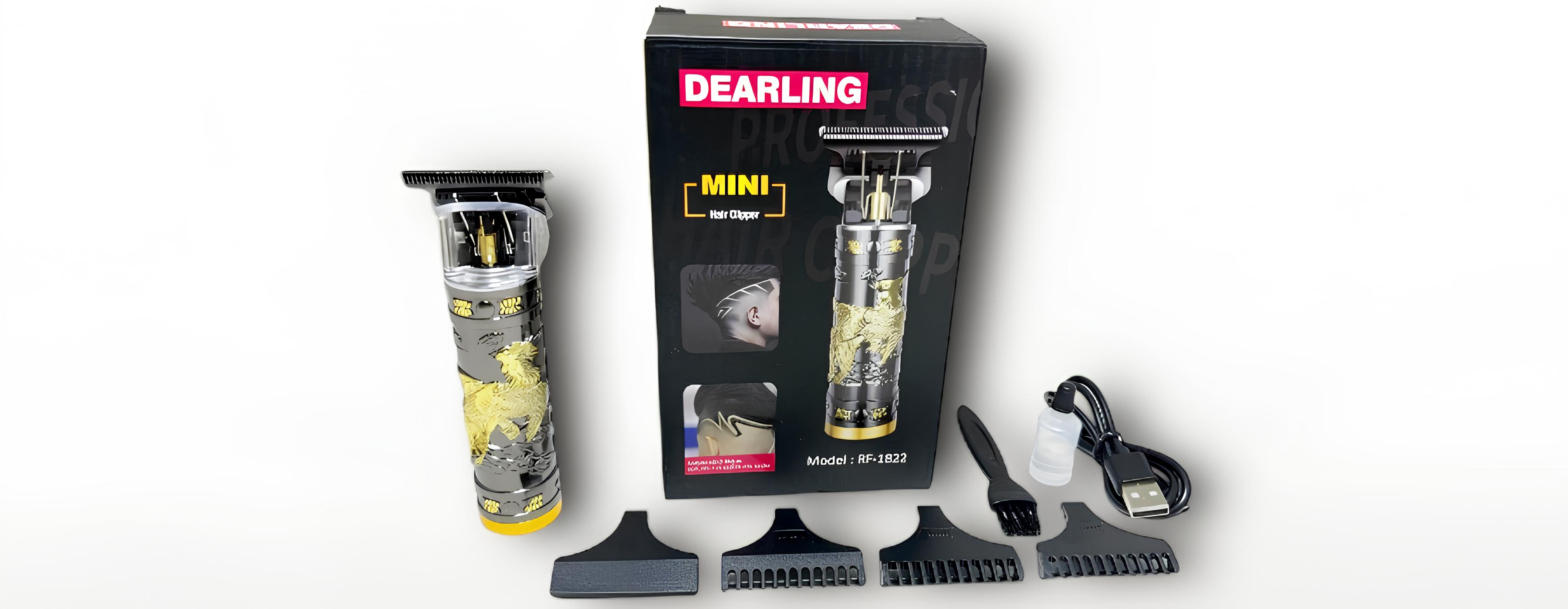 Dearling RF-1822 İncelemesi: Şarj Edilebilir, Kablolu ve Kablosuz Mini Saç ve Sakal Kesme Makinesi ile Profesyonel Bakım