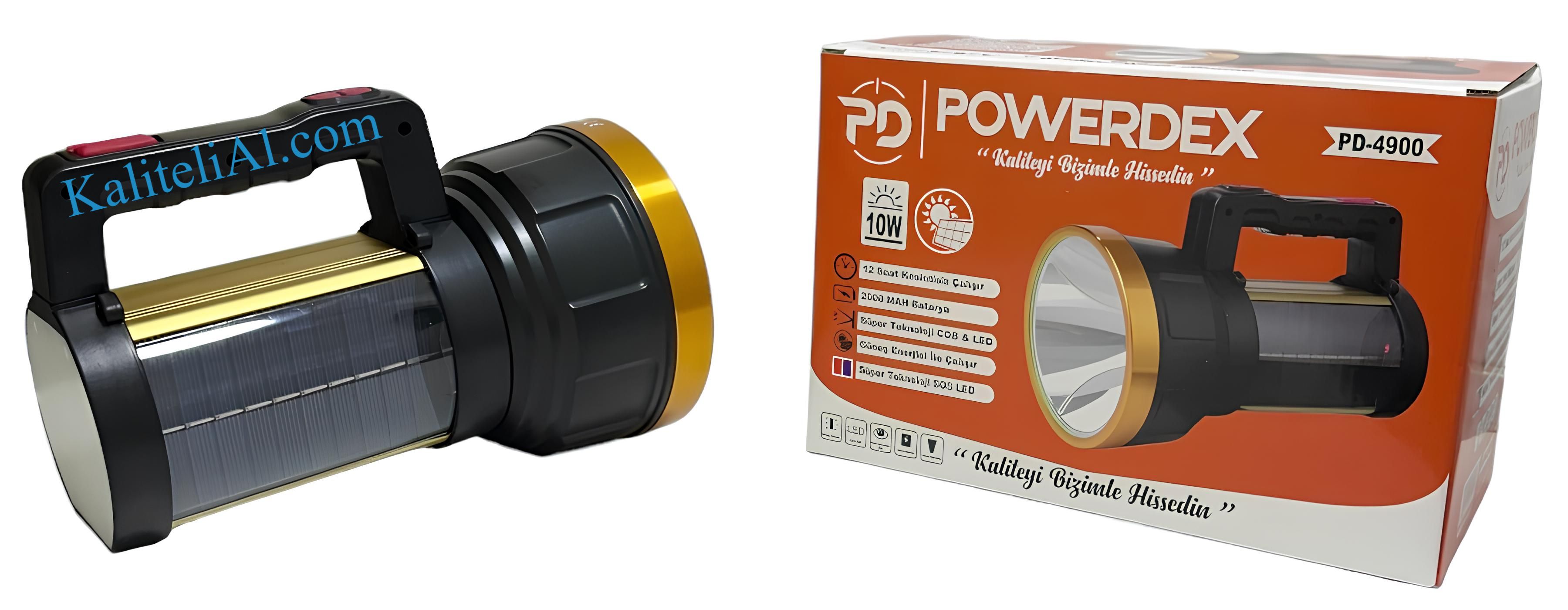 Powerdex PD-4900 2000 mAh Güneş Enerjili Powerbank ve Acil Durum Flaşlı Kamp Feneri: Outdoor Maceralarınıza Güç Katın