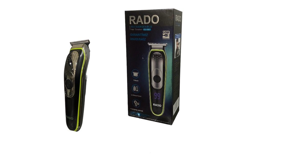 Rado Rd-3667 LCD Ekranlı Şarjlı Saç Sakal Tıraş Makinesi İncelemesi: Keskin Kesimler ve Modern Tasarım