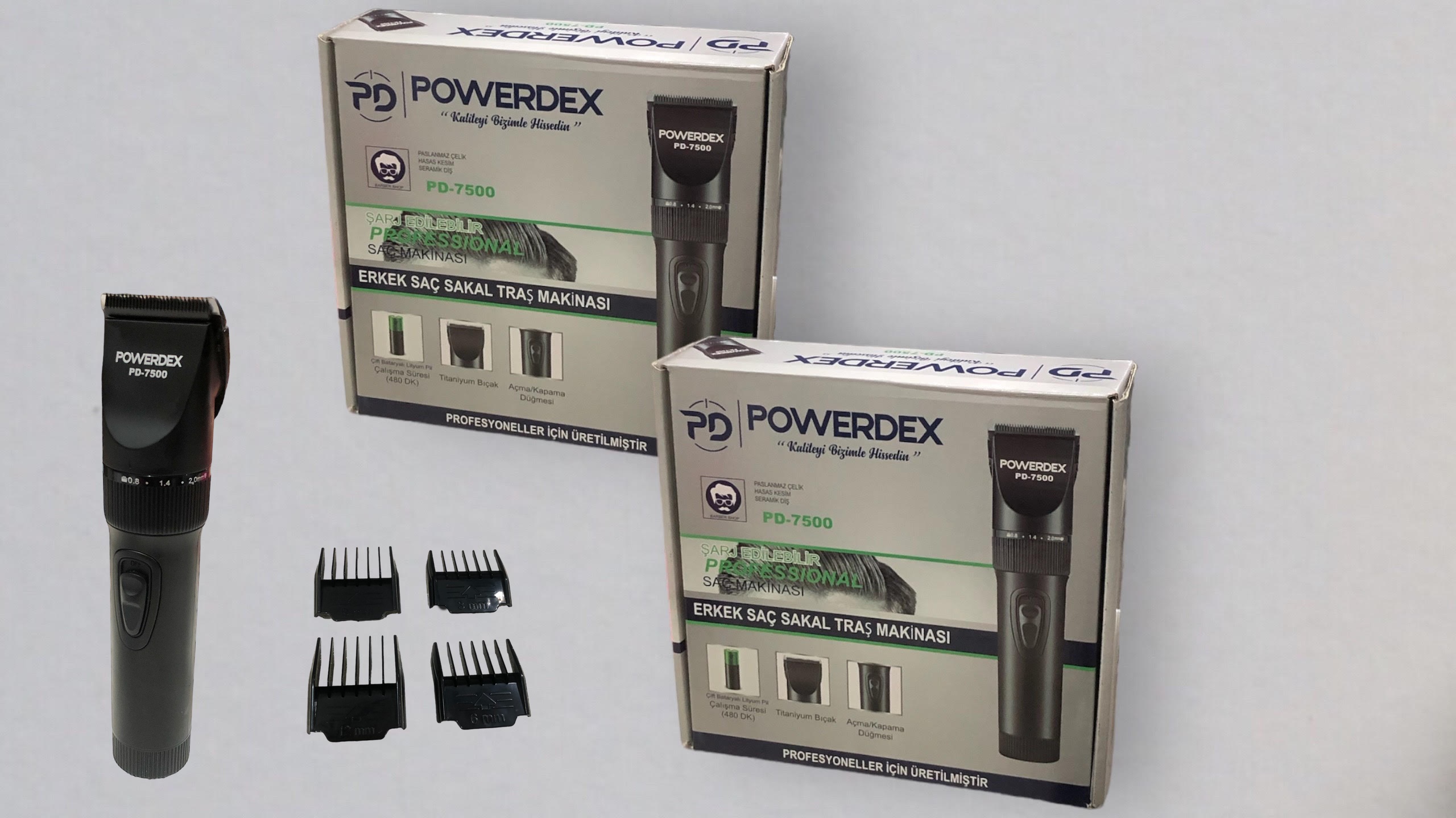 Powerdex Pd-7500 Çift Bataryalı Tıraş Makinesi İle Tıraşınız Yarıda Kalmaz