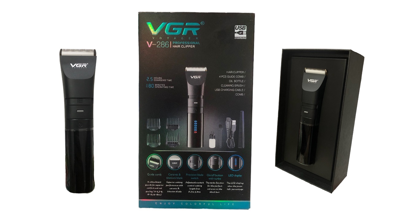 VGR-286 Şarjlı Tıraş Makinesi: Kusursuz Görünüm İçin İdeal Tercih