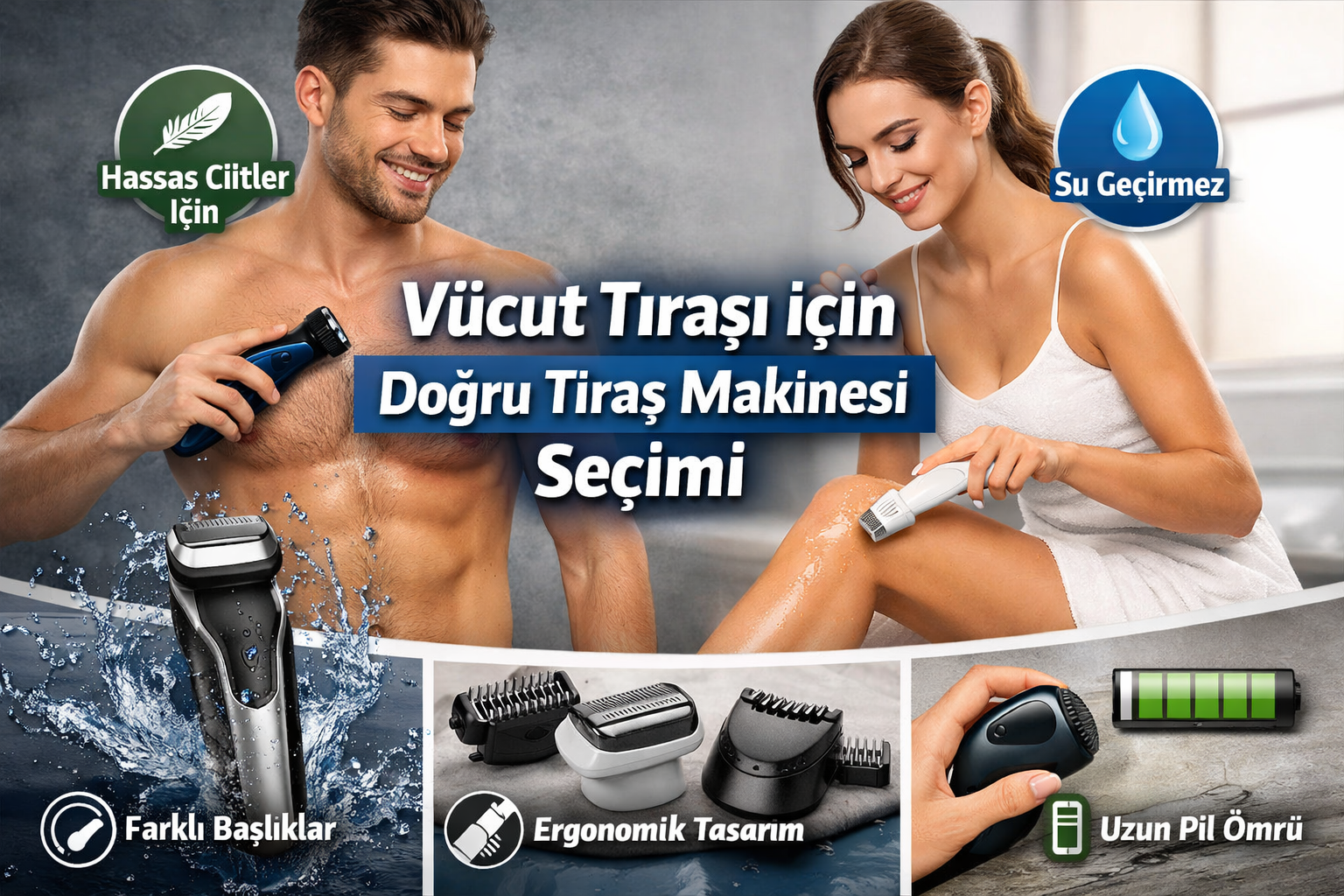 Vücut Tıraşında Uzman Tavsiyeleri: Doğru Tıraş Makinesi Nasıl Seçilir?