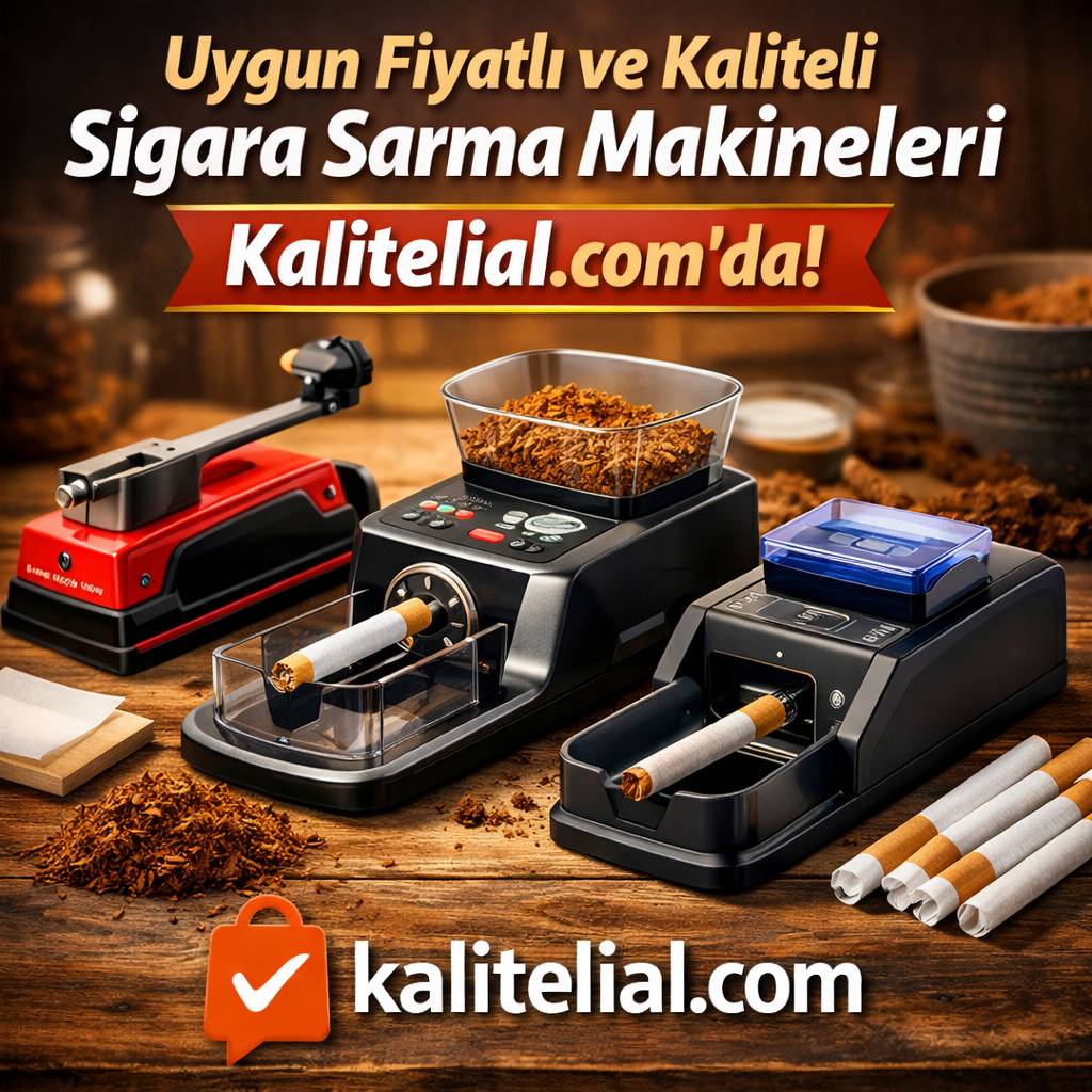Uygun Fiyatlı ve Kaliteli Sigara Sarma Makineleri Kalitelial.com’da