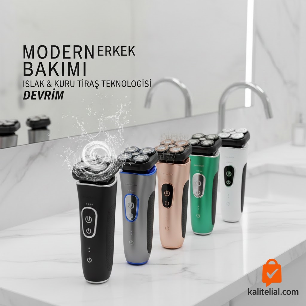 Modern Erkek Bakımında Çığır Açan Teknoloji: Kuru ve Islak Tıraş Özellikli Makineler