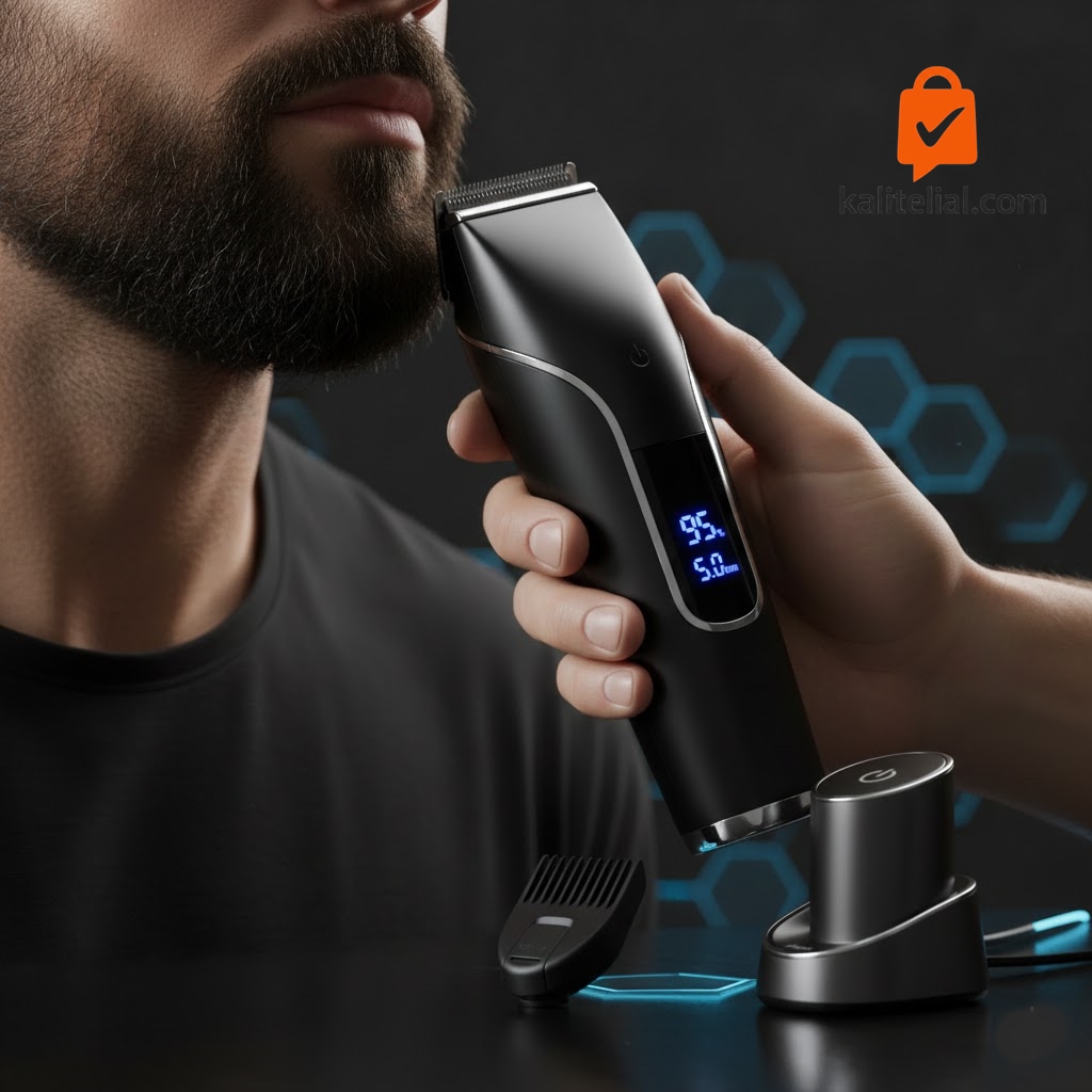 Dijital ekranlı sakal tıraş makinesi