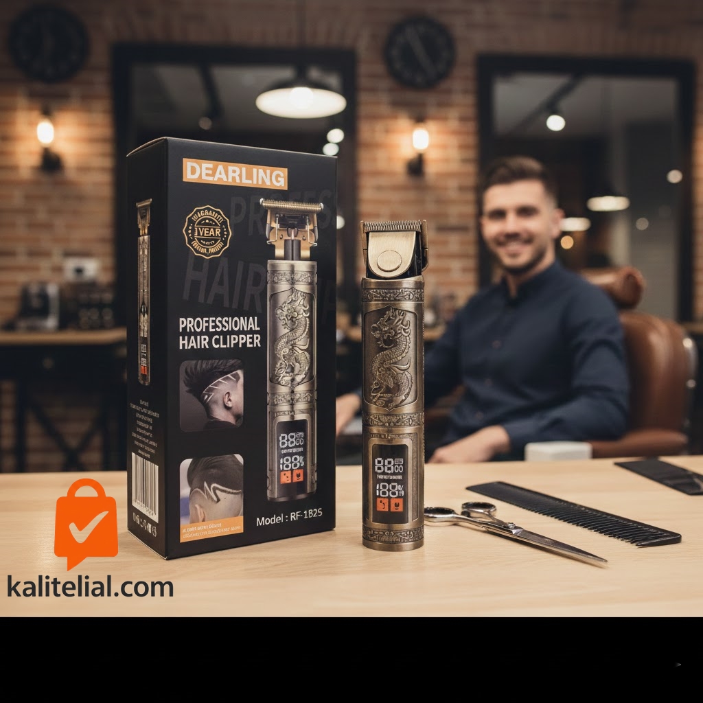 Dearlıng RF-1825: Stil ve Konforun Buluştuğu Led Ekranlı Şarjlı Tıraş Makinesi