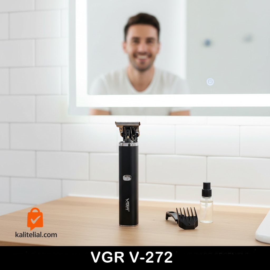 VGR V-272 Yıkanabilir Başlıklı Şarjlı Saç Sakal Tıraş Makinesi: Modern Bakımın Yeni Yıldızı