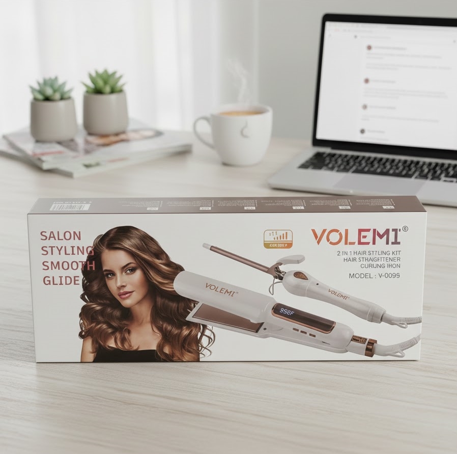 Saç Şekillendirme Rehberi: Volemi V-0096 2’si 1 Arada Tasarım ile Tanışın