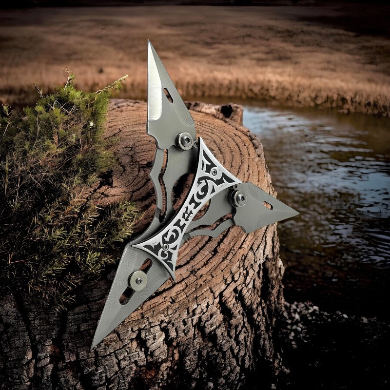 Raptor Shuriken Fırlatma Yıldızı Yan Açı | Kalitelial.com