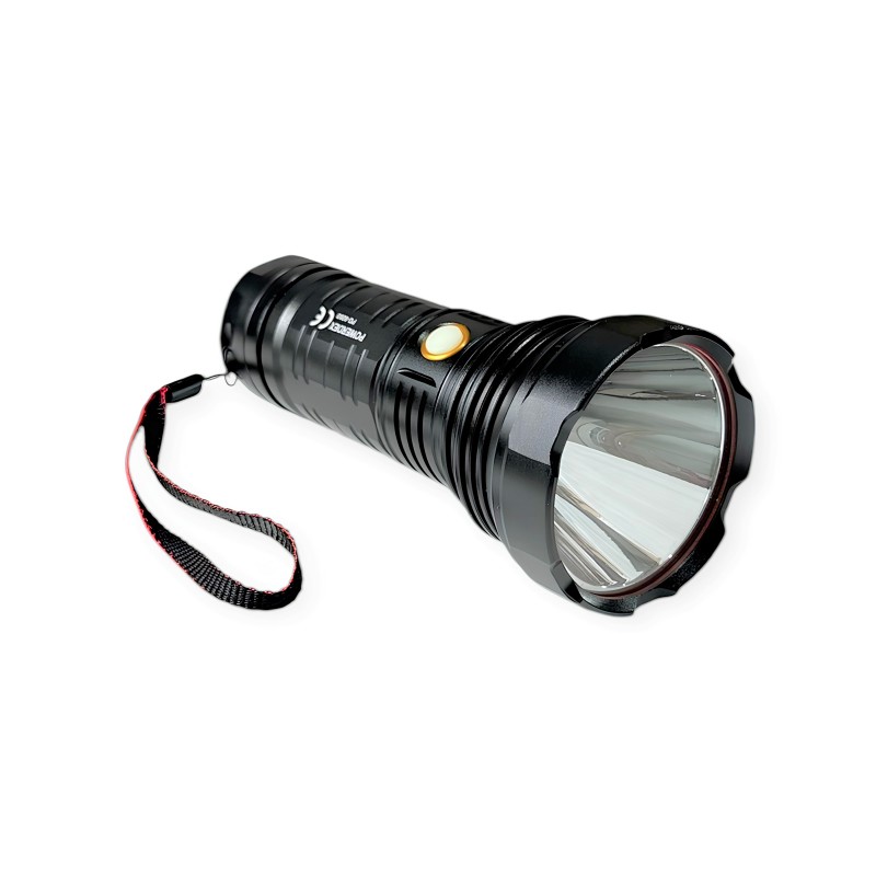 Powerdex PD-9200 20W 2800 Lümen Su Geçirmez USB-C Şarjlı Profesyonel LED El Feneri – SOS , Selektör Modlu