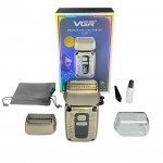 VGR V-337 Şarjlı Sıfır Sakal Tıraş Makinesi – Islak ve Kuru Kullanım, Güçlü Motor, Hassas Kesim