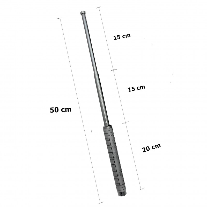 Çelik Teleskopik Jop – Katlanabilir, Dayanıklı ve Taşınabilir Savunma Aracı