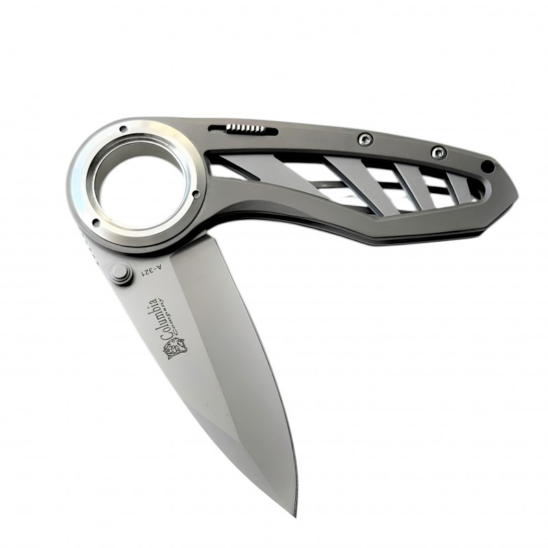 Columbia A-321 Kurt Logolu Katlanabilir Cep Çakısı – Outdoor, Kamp ve Koleksiyon Tutkunları İçin