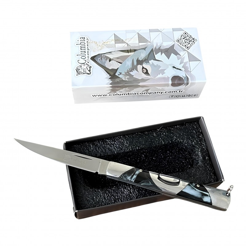 columbia b-104-b wolf serisi kompakt çakı ürün sunumu