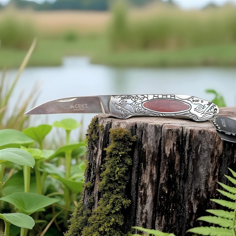 CRKT CR‑0124 Profesyonel Katlanır Çakı – EDC, Outdoor ve Koleksiyon İçin Paslanmaz Çelik Bıçak