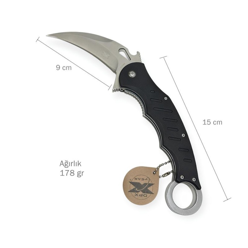 Dpx Gear Emniyet Kilitli Katlanabilir Karambit