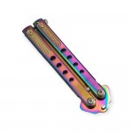 Gökkuşağı Kelebek Bıçak: Renkli ve Göz Alıcı Tasarım