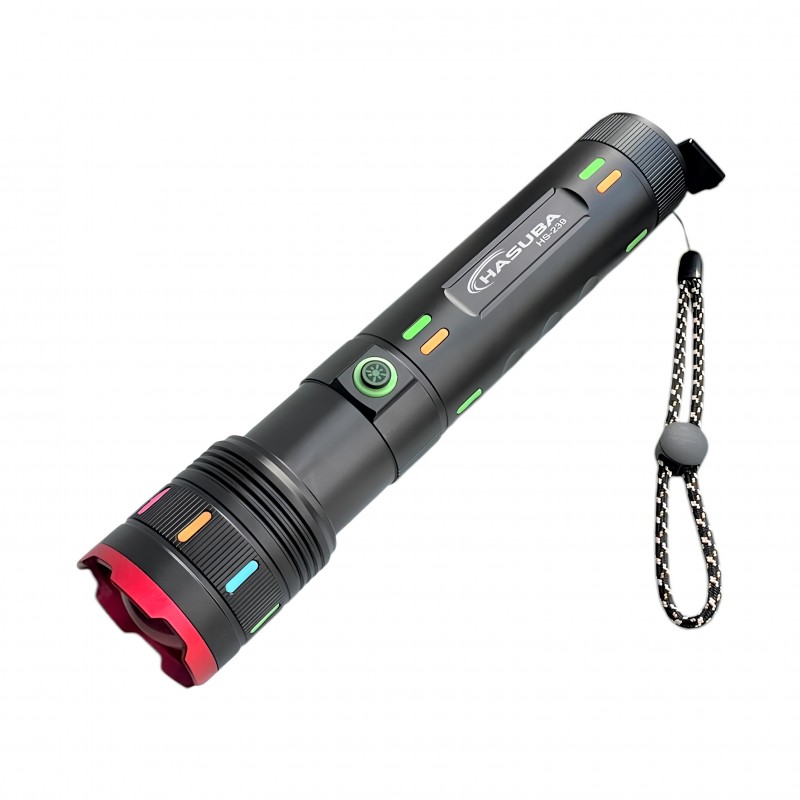 IPX5 su geçirmez Hasuba HS-239 LED şarjlı el feneri kalitelial.com