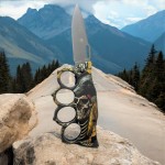 Hızlı Açılan Knuckle Duster Muştalı Çakı