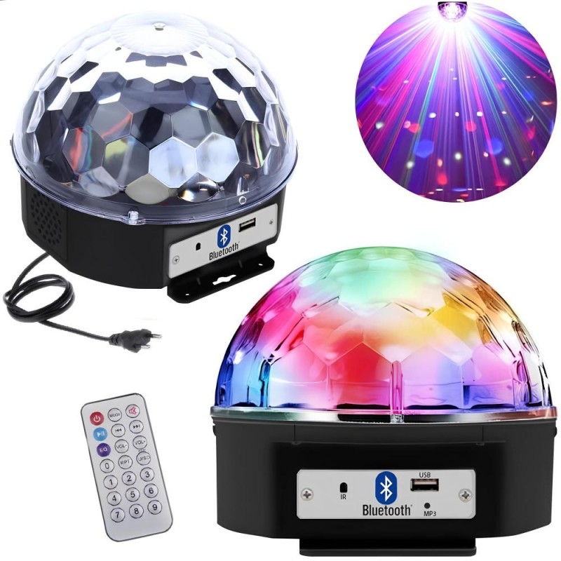 Kumandalı Lazer Işıklı Disko Topu