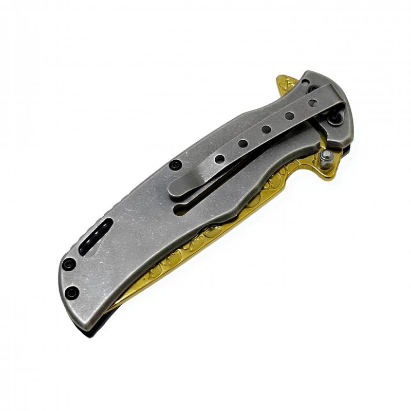 Kuru Kafa Desenli Eskitme Tasarımlı Çakı