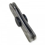 Kuru Kafa Desenli Gümüş Renkli Stres Çarkı Bıçak