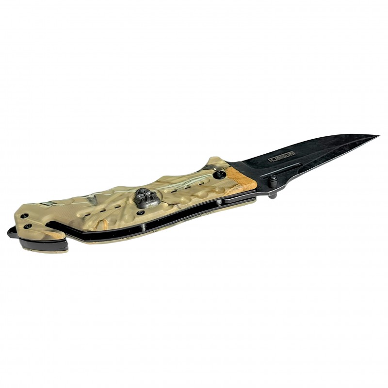 Lanmark Çok Amaçlı Askeri Desenli Komando Çakısı – Hayatta Kalma ve Kurtarma Aracı