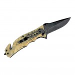 Lanmark Çok Amaçlı Askeri Desenli Komando Çakısı – Hayatta Kalma ve Kurtarma Aracı