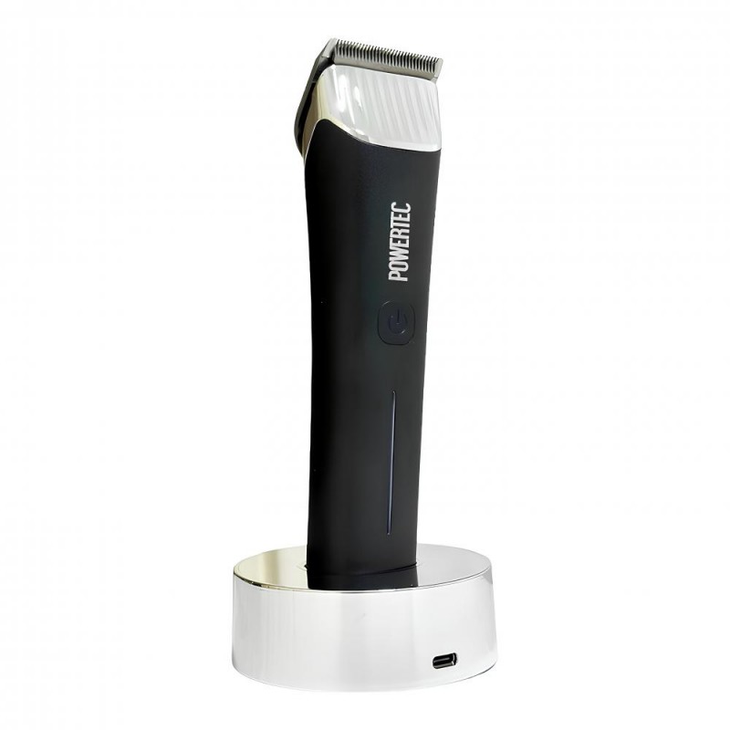 Powertec TR-9100 şarjlı hayvan tıraş makinesi yakın çekim