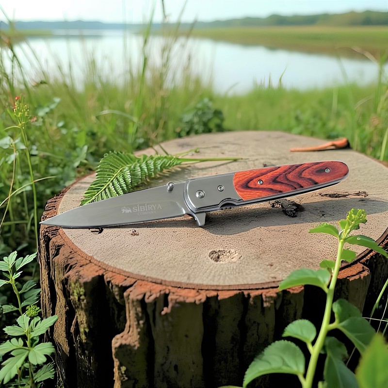 Sibirya S-2086A Kompakt Çakı — Şık Gravür, Güçlü Performans