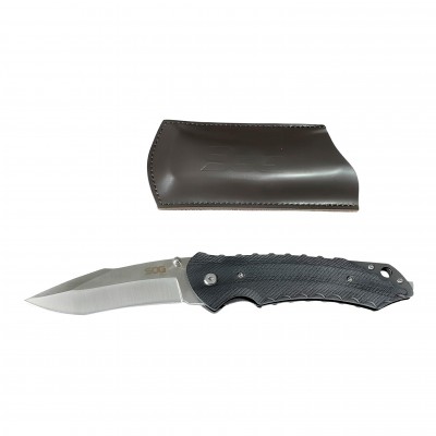 SOG Kiku KU-1011 Siyah Tırtıklı Kabzalı Bıçak | Zarif ve Güçlü Tasarım