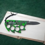 Tac force TF 793 Speedster Yeşil-Siyah Renkli Muştalı ve Testereli Çakı