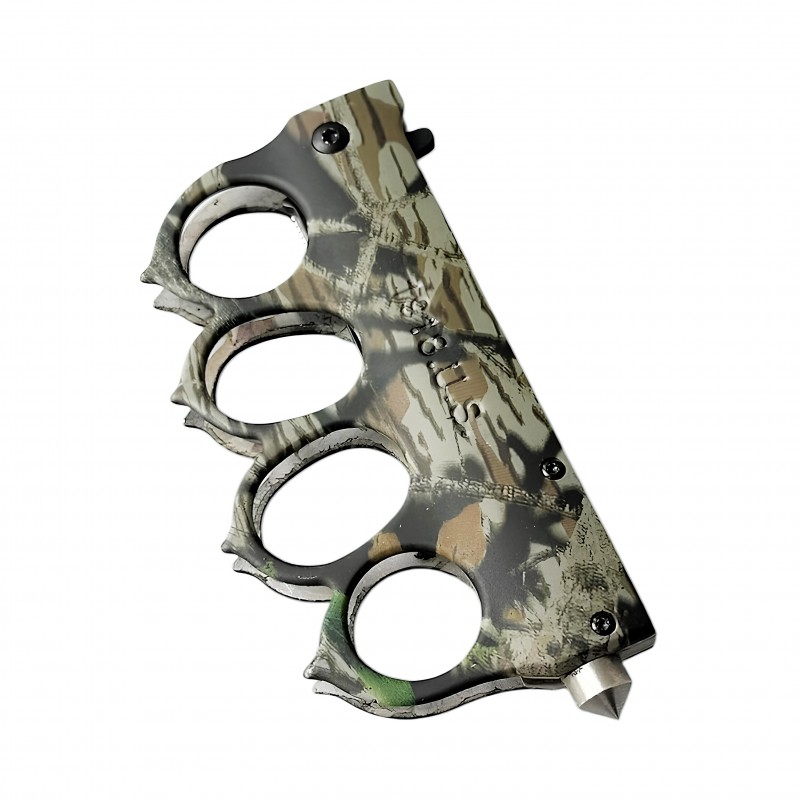 Cold Steel Knuckle 1918 — Kamuflaj Desenli Katlanır Bıçak & Muşta