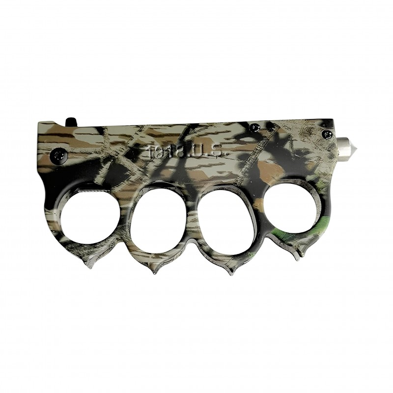 Cold Steel Knuckle 1918 — Kamuflaj Desenli Katlanır Bıçak & Muşta