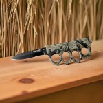 Cold Steel Knuckle 1918 — Kamuflaj Desenli Katlanır Bıçak & Muşta