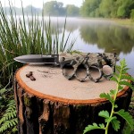 Cold Steel Knuckle 1918 — Kamuflaj Desenli Katlanır Bıçak & Muşta