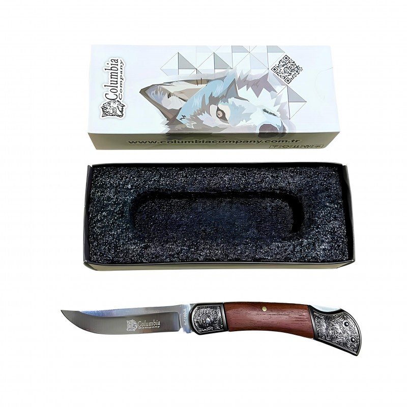 Columbia Company A-1050-A Cep Çakısı — Sanat ve İşlevsellik Bir Arada