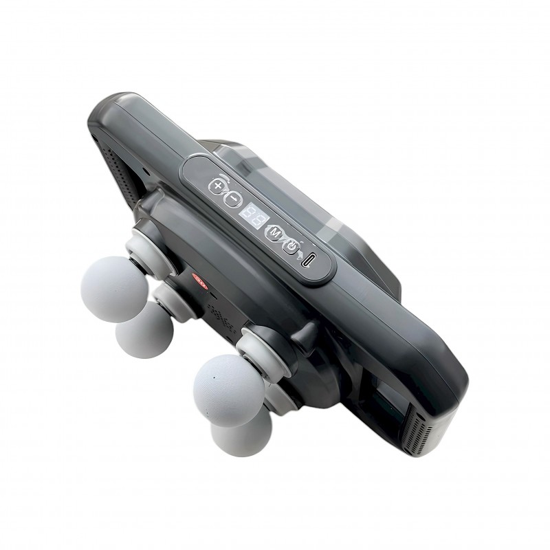 El Tipi USB Şarjlı 4 Başlıklı Derin Doku Masaj Tabancası – Yüksek Verimli Fasya ve Kas Rahatlatma