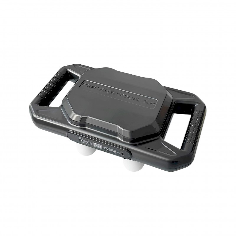 El Tipi USB Şarjlı 4 Başlıklı Derin Doku Masaj Tabancası – Yüksek Verimli Fasya ve Kas Rahatlatma