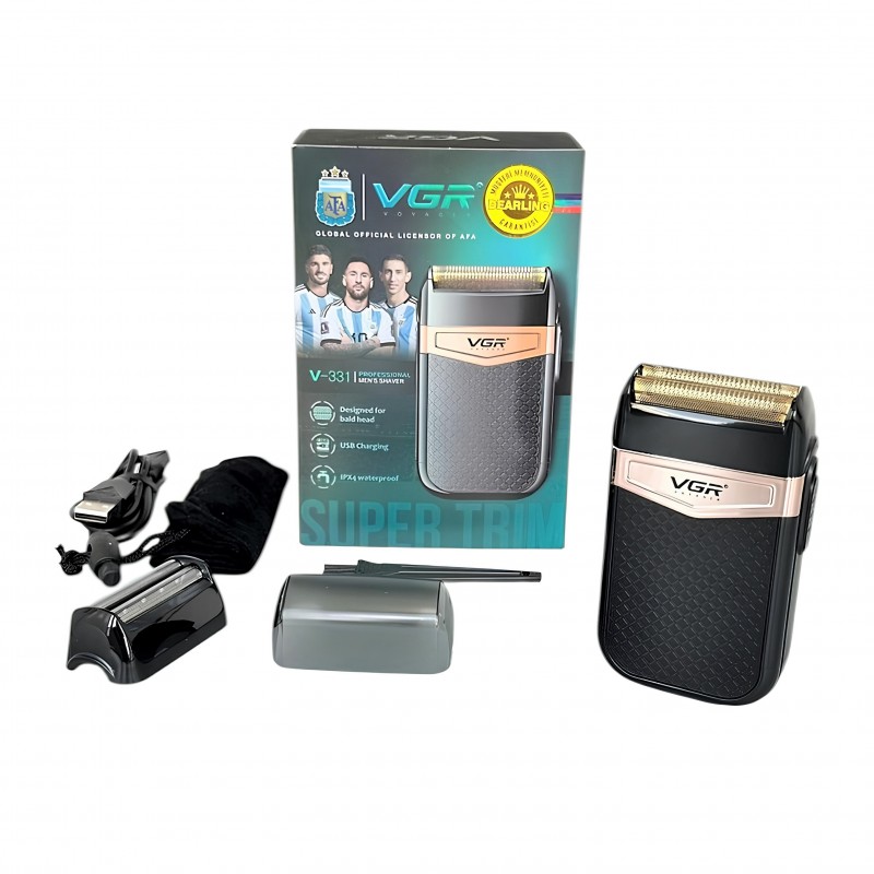VGR V-331 Şarjlı Sıfır Sakal Tıraş Makinesi - Sinek Kaydı Tıraş için Günlük Kullanımda Pratik Çözüm