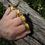 Altın katlanabilir yüzüklü muşta – kalitelial.com