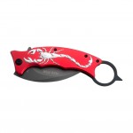 Cold Steel F92 Akrep Desenli Katlanabilir Karambit | Taktik ve Koleksiyonluk 3Cr13mov Bıçak