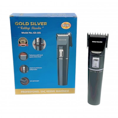 Gold Silver GS-165 Şarjlı Tıraş Makinesi – Erkek Bakımında Kalite ve Konfor