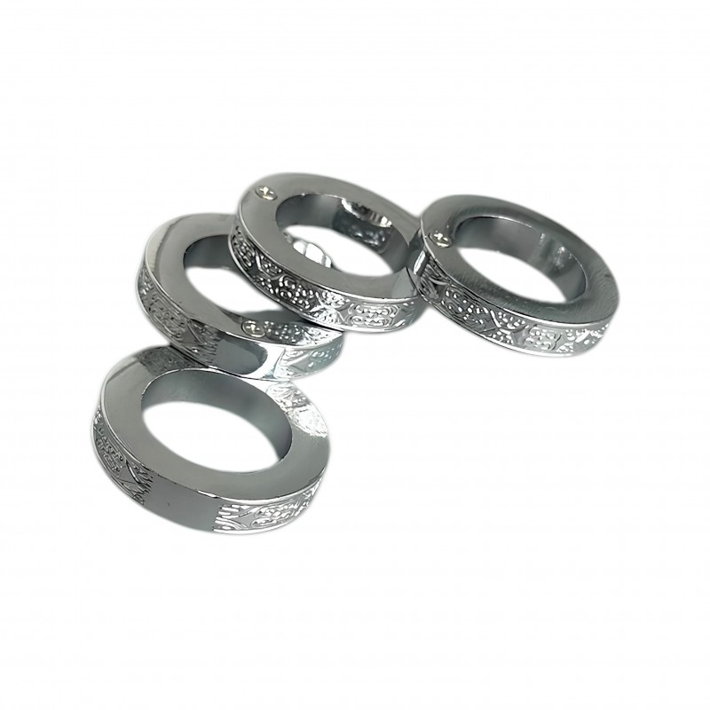 Gümüş Renk Katlanabilir 4 Parmak ve Yüzük Muşta