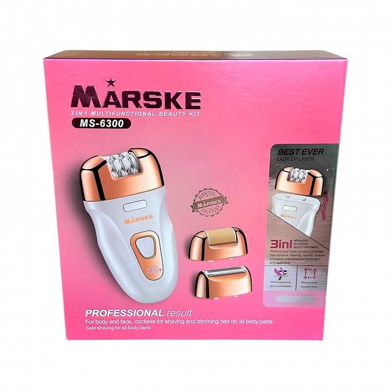 Marske MS-6300 3’ü 1 Arada Epilatör – Evde Profesyonel Bakım Deneyimi