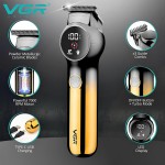 VGR V-989 LCD Ekranlı Turbo Modlu Tıraş Makinesi | Sessiz, Güçlü ve Profesyonel Performans