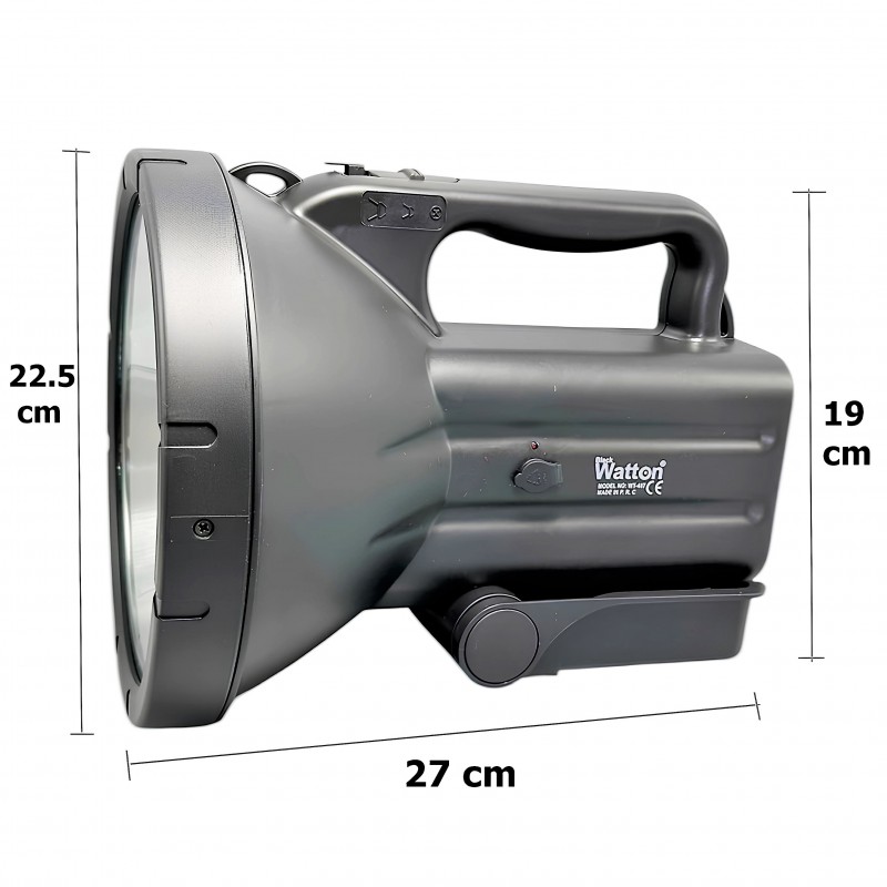 Watton WT-407 100W LED Projektör & Şarjlı El Feneri