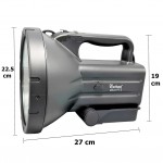 Watton WT-407 100W LED Projektör & Şarjlı El Feneri