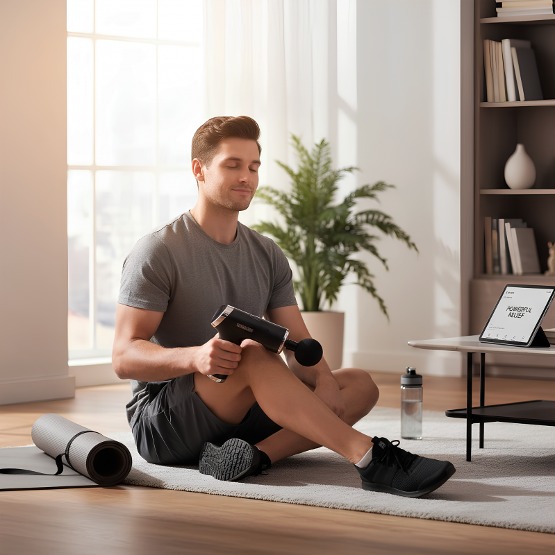 Nordmende 4 Başlıklı Şarjlı Masaj Aleti – Derin Kas Masajı, Sessiz ve Taşınabilir Kullanım